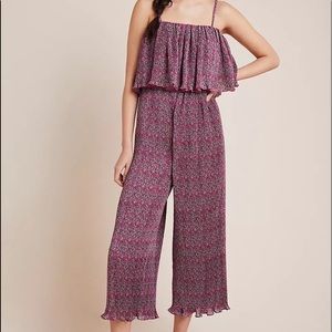 Rdalamal for ANTHROPLOLOGIE, size M, multi colored romper